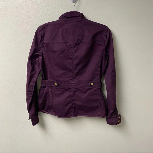 J‎ Crew Field Utility Jacket Purple Size Small - Picture 4 of 7